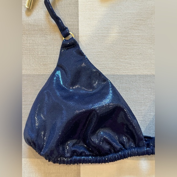 L’Agent by Agent Provocateur Monica Penelope Cruz Sevilla Bikini Top Navy Size S - Picture 5 of 13